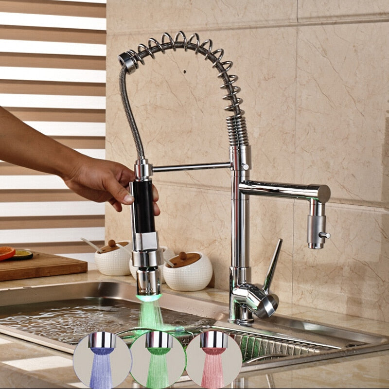 Delphi LED Dual Function Kitchen Faucet
